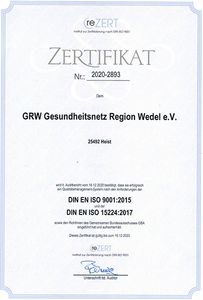 Zertifikat reZertifizierung 2020